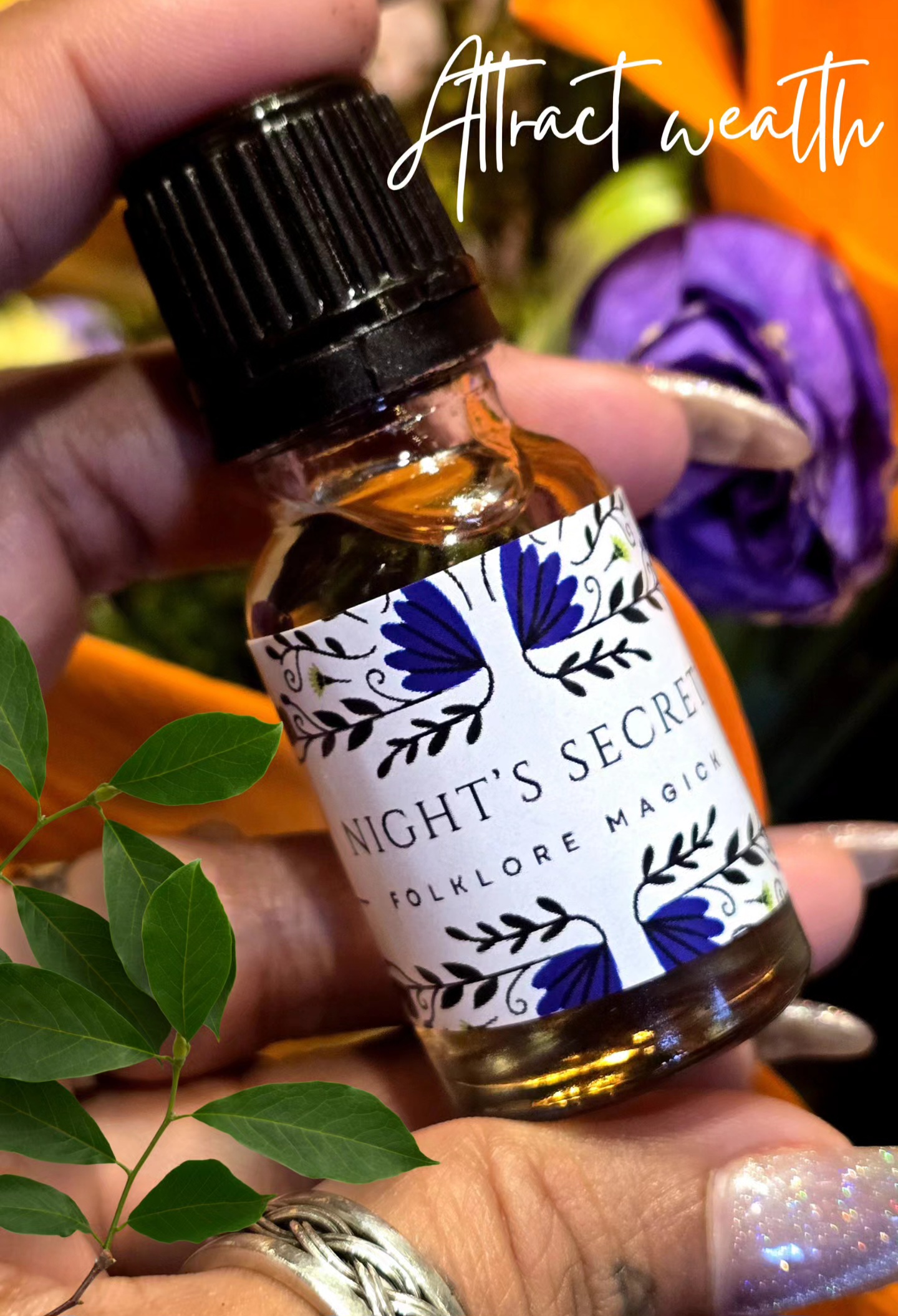 Night's Secret — The lineage's signature night oil. The first piece the elders placed on every bedside.